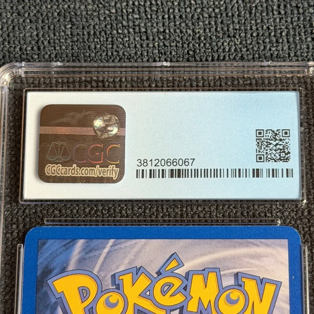 Pokemon Machop 59/82 1st Edition CGC 9 Blue Label TCG 2000 Team Rocket WotC